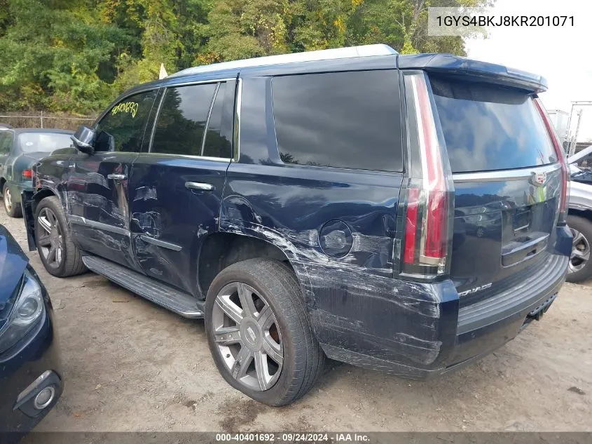 1GYS4BKJ8KR201071 2019 Cadillac Escalade Luxury