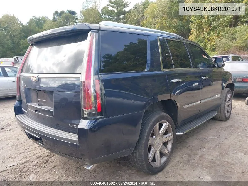 1GYS4BKJ8KR201071 2019 Cadillac Escalade Luxury