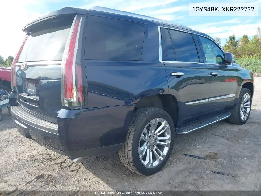 2019 Cadillac Escalade Luxury VIN: 1GYS4BKJXKR222732 Lot: 40409093