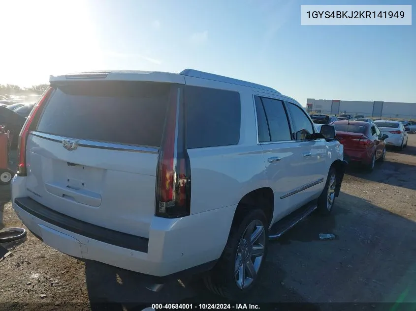 2019 Cadillac Escalade Luxury VIN: 1GYS4BKJ2KR141949 Lot: 40684001