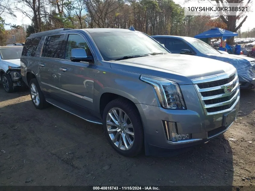 2019 Cadillac Escalade Esv Luxury VIN: 1GYS4HKJ0KR388521 Lot: 40815743