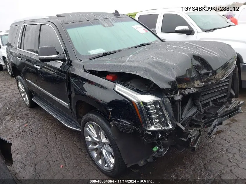 2019 Cadillac Escalade Luxury VIN: 1GYS4BKJ9KR288012 Lot: 40864064