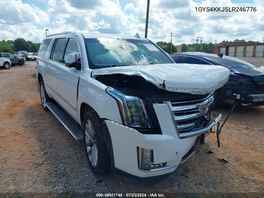 2020 Cadillac Escalade Esv 4Wd Platinum VIN: 1GYS4KKJ5LR246776 Lot: 39921748