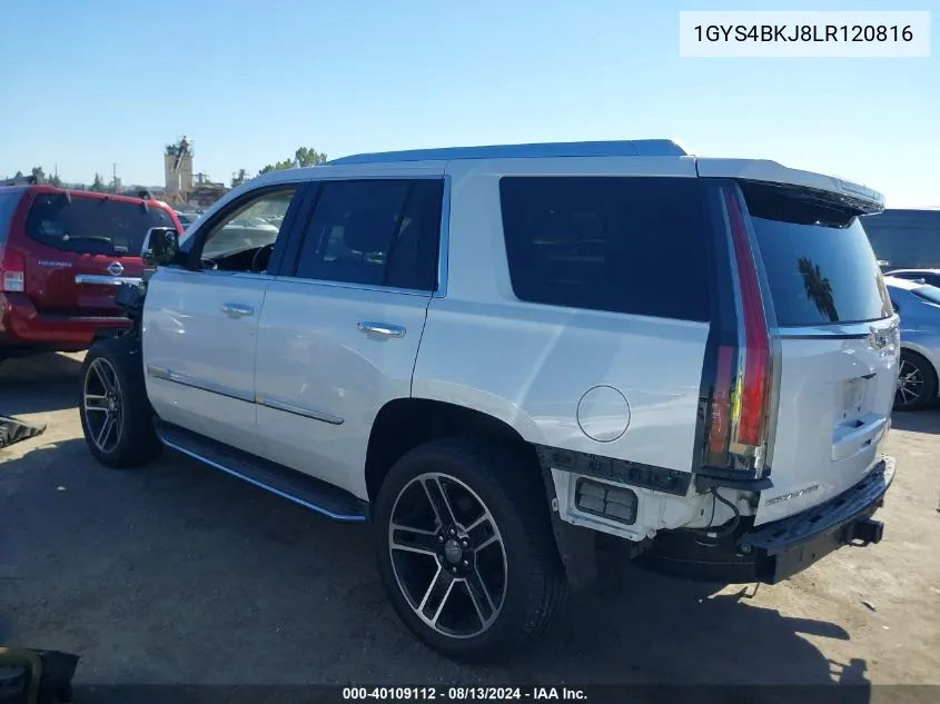 2020 Cadillac Escalade 4Wd Luxury VIN: 1GYS4BKJ8LR120816 Lot: 40109112