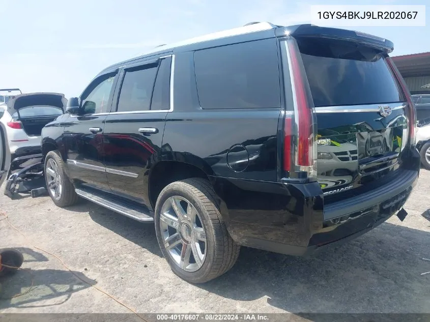 2020 Cadillac Escalade 4Wd Luxury VIN: 1GYS4BKJ9LR202067 Lot: 40176607