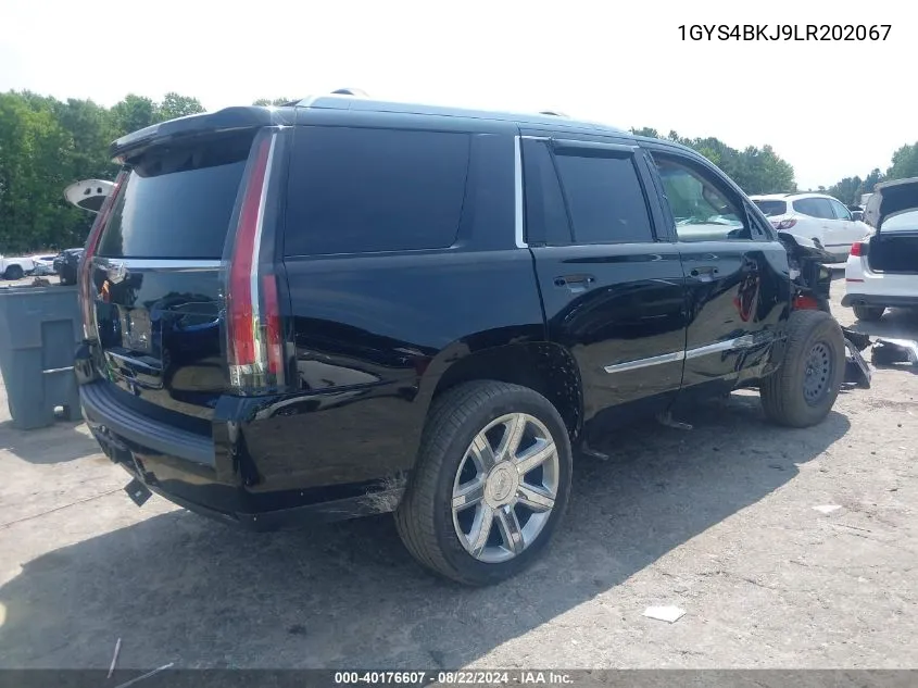 2020 Cadillac Escalade 4Wd Luxury VIN: 1GYS4BKJ9LR202067 Lot: 40176607