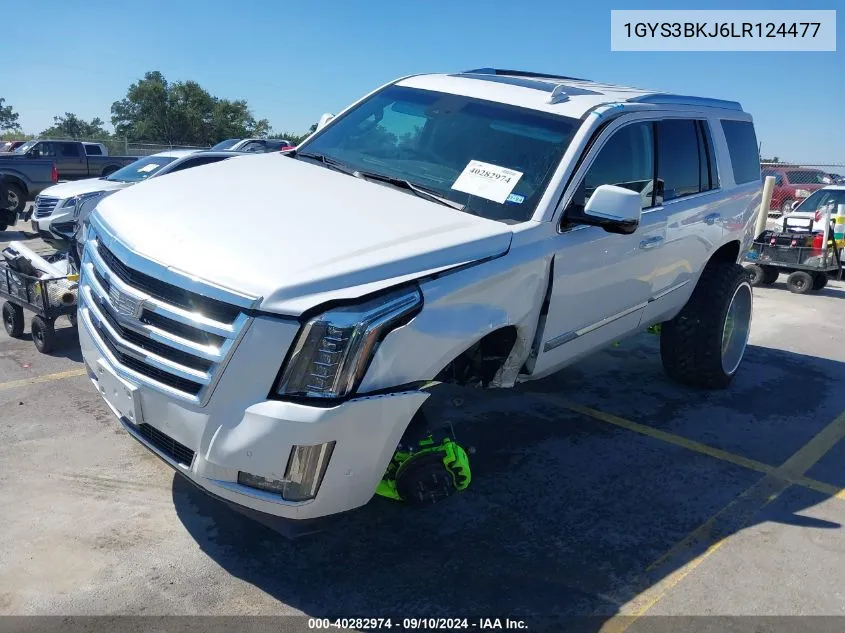 2020 Cadillac Escalade Luxury VIN: 1GYS3BKJ6LR124477 Lot: 40282974