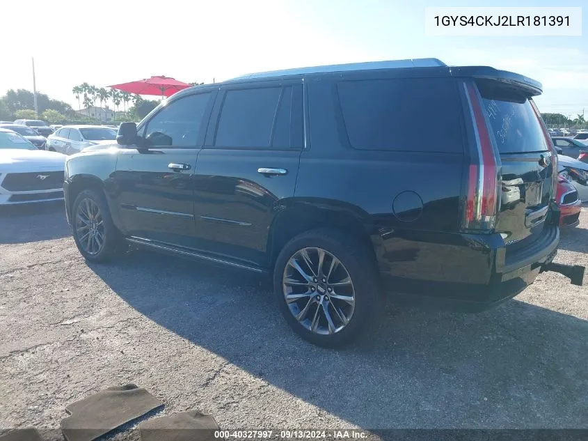 1GYS4CKJ2LR181391 2020 Cadillac Escalade Premium Luxury