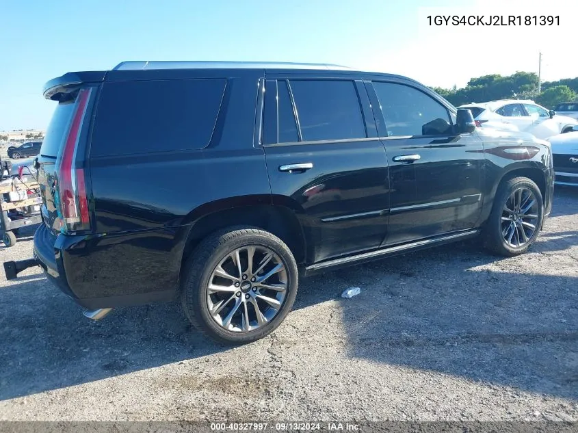 1GYS4CKJ2LR181391 2020 Cadillac Escalade Premium Luxury