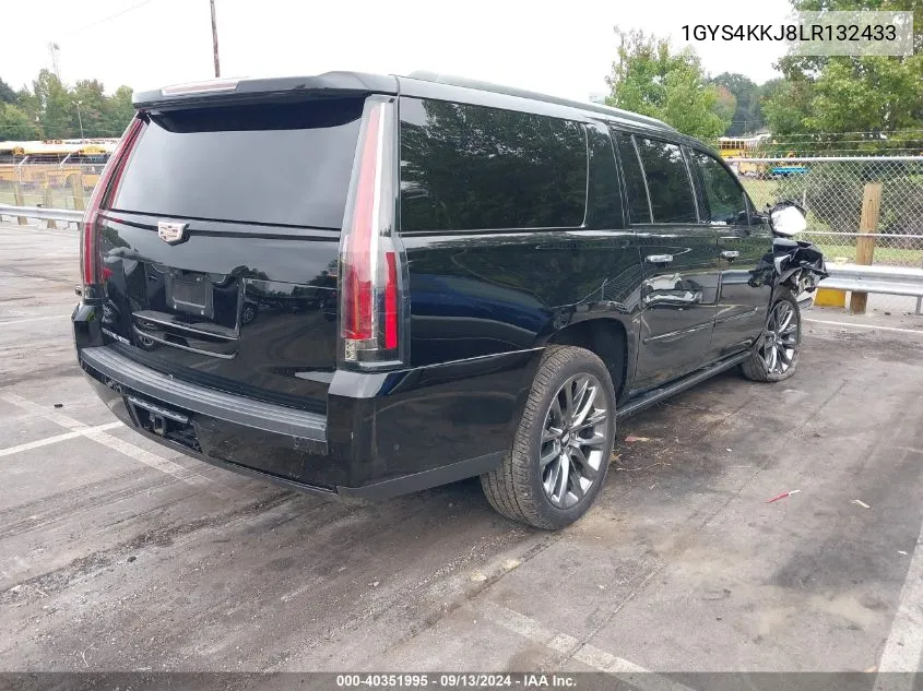 1GYS4KKJ8LR132433 2020 Cadillac Escalade Esv 4Wd Platinum