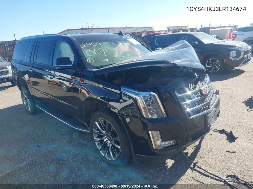 2020 Cadillac Escalade Esv 4Wd Luxury VIN: 1GYS4HKJ3LR134674 Lot: 40360498