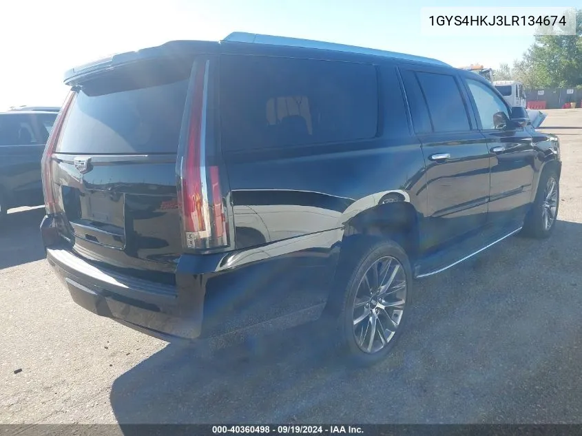 1GYS4HKJ3LR134674 2020 Cadillac Escalade Esv 4Wd Luxury