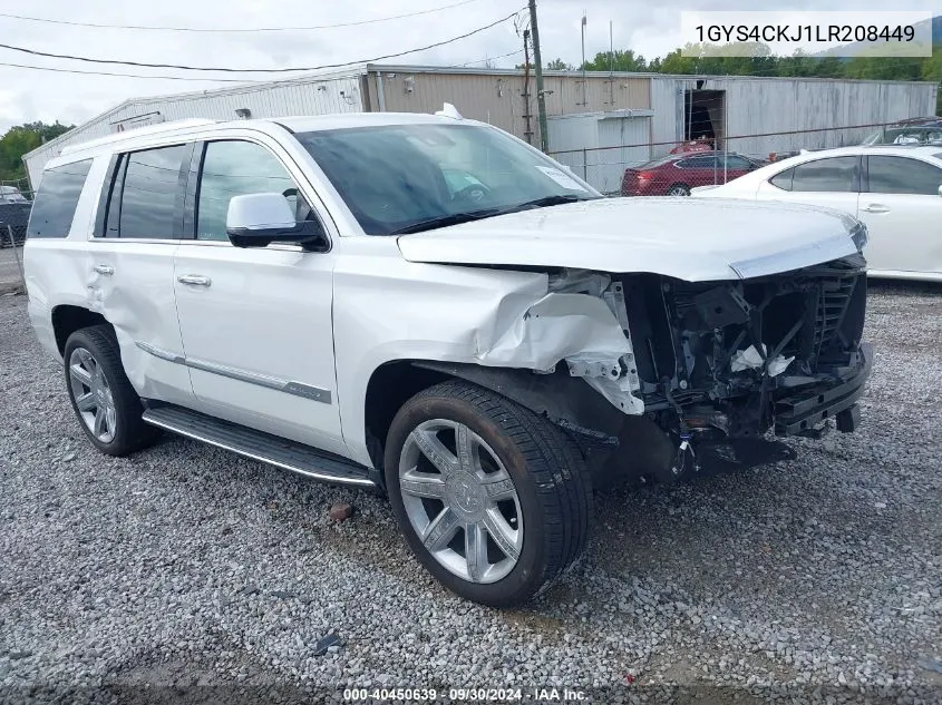 2020 Cadillac Escalade Premium Luxury VIN: 1GYS4CKJ1LR208449 Lot: 40450639