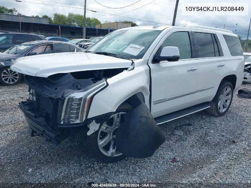 2020 Cadillac Escalade Premium Luxury VIN: 1GYS4CKJ1LR208449 Lot: 40450639