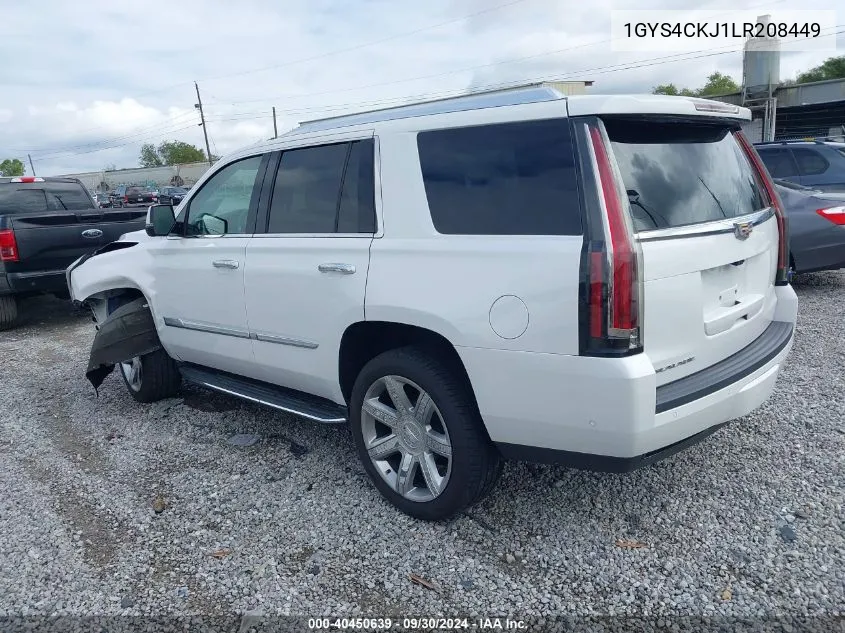 1GYS4CKJ1LR208449 2020 Cadillac Escalade Premium Luxury