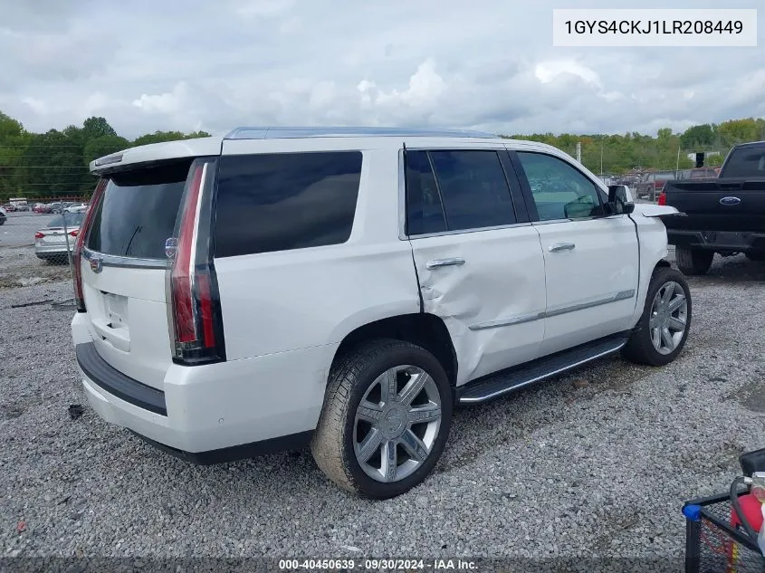 2020 Cadillac Escalade Premium Luxury VIN: 1GYS4CKJ1LR208449 Lot: 40450639