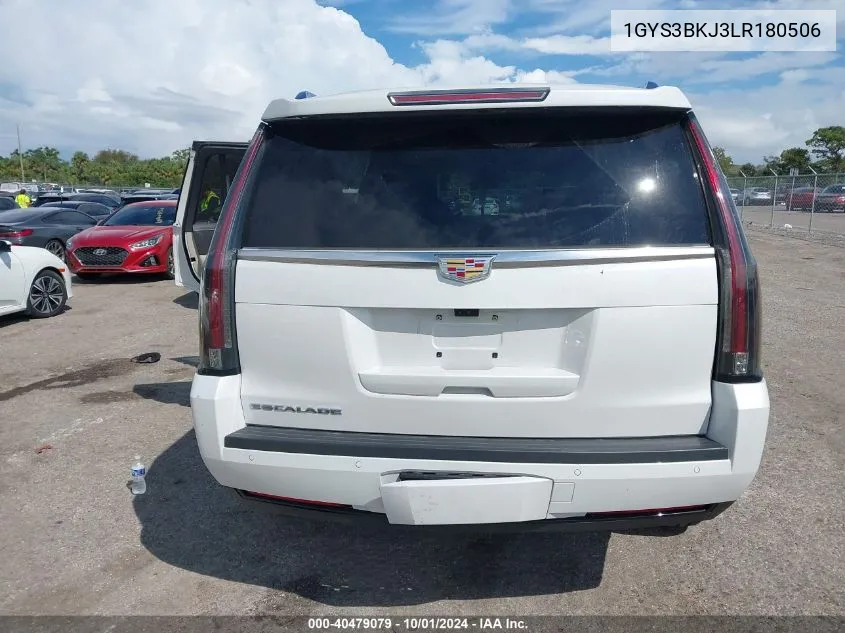 1GYS3BKJ3LR180506 2020 Cadillac Escalade Luxury