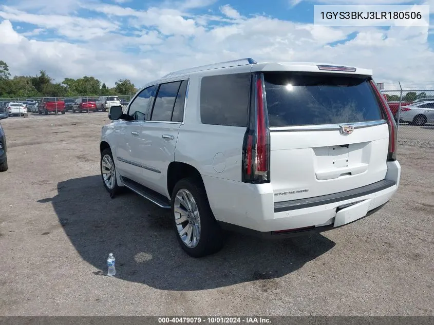 1GYS3BKJ3LR180506 2020 Cadillac Escalade Luxury