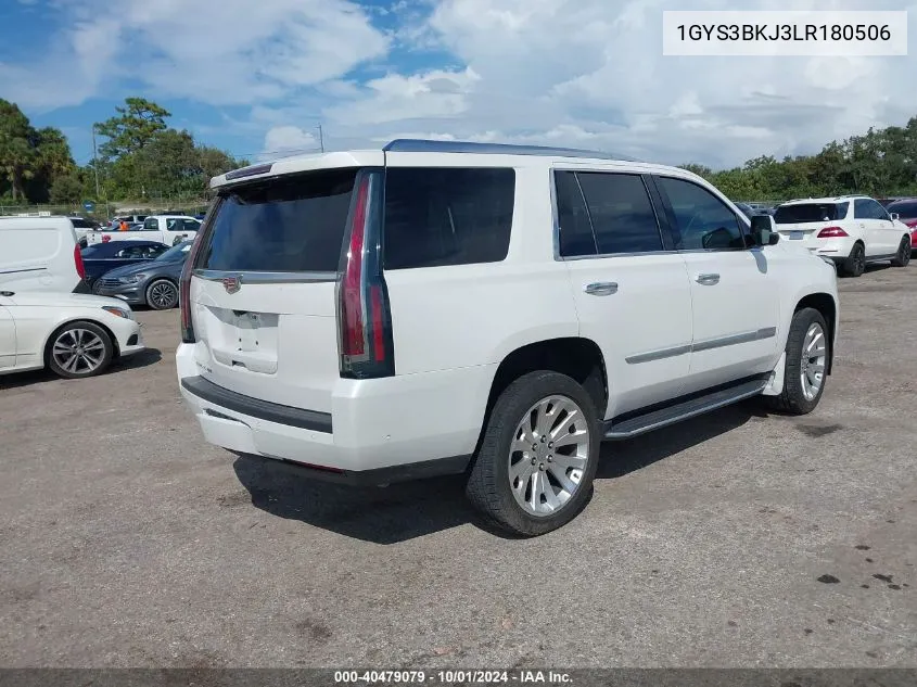 2020 Cadillac Escalade Luxury VIN: 1GYS3BKJ3LR180506 Lot: 40479079