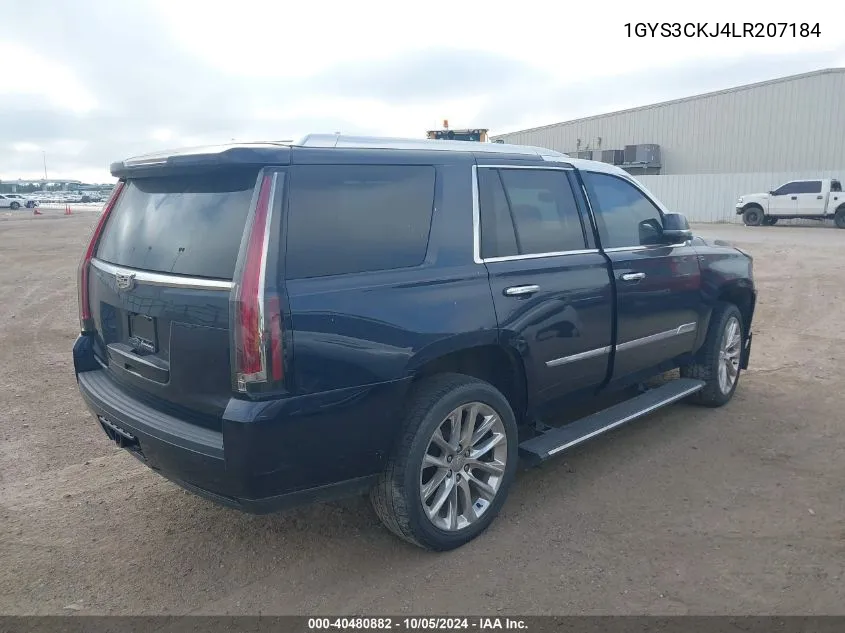 2020 Cadillac Escalade 2Wd Premium Luxury VIN: 1GYS3CKJ4LR207184 Lot: 40480882