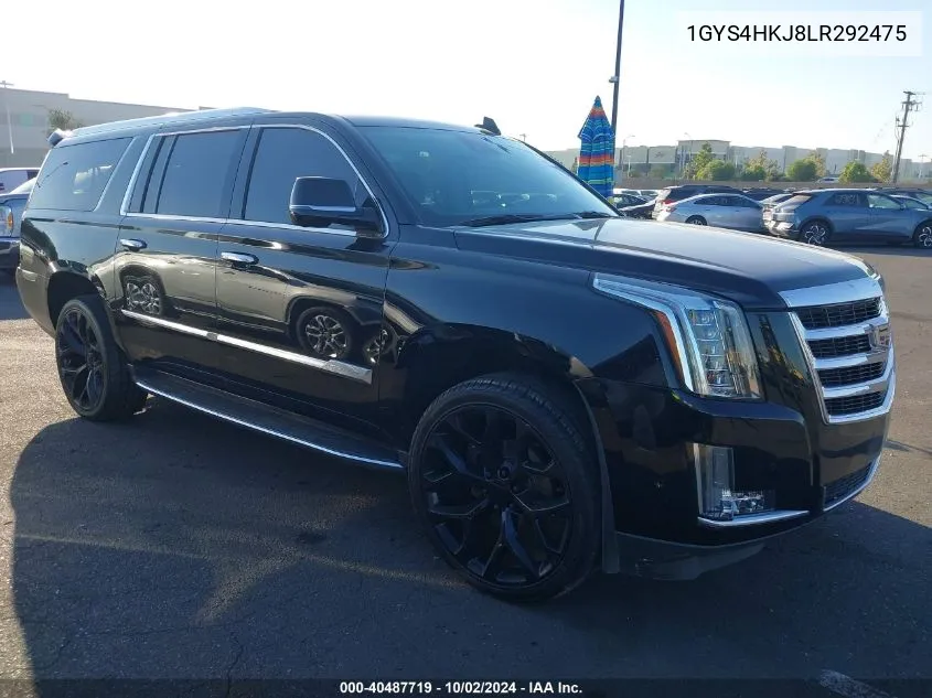 1GYS4HKJ8LR292475 2020 Cadillac Escalade Esv 4Wd Luxury