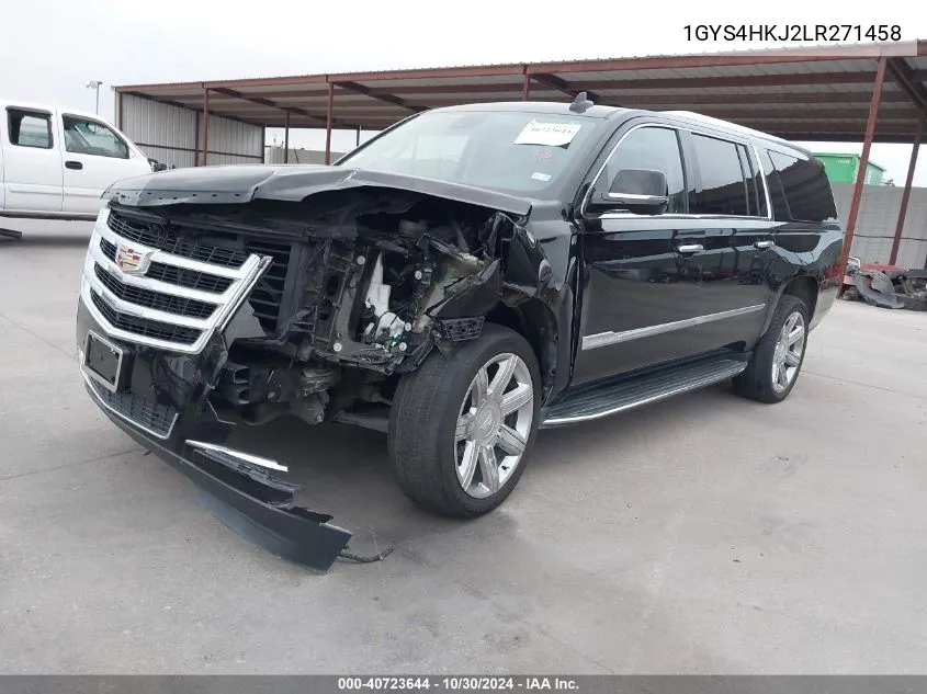 2020 Cadillac Escalade Esv 4Wd Luxury VIN: 1GYS4HKJ2LR271458 Lot: 40723644