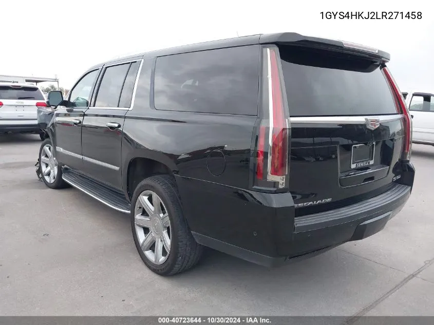 2020 Cadillac Escalade Esv 4Wd Luxury VIN: 1GYS4HKJ2LR271458 Lot: 40723644