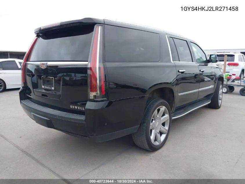 2020 Cadillac Escalade Esv 4Wd Luxury VIN: 1GYS4HKJ2LR271458 Lot: 40723644