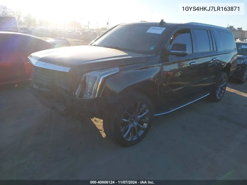 2020 Cadillac Escalade Esv 4Wd Luxury VIN: 1GYS4HKJ7LR163871 Lot: 40806124