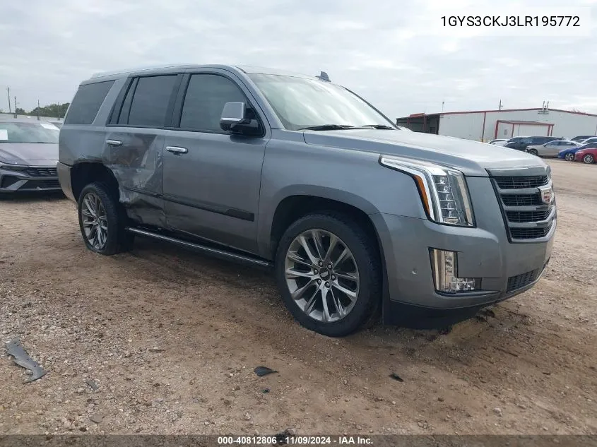 2020 Cadillac Escalade 2Wd Premium Luxury VIN: 1GYS3CKJ3LR195772 Lot: 40812806