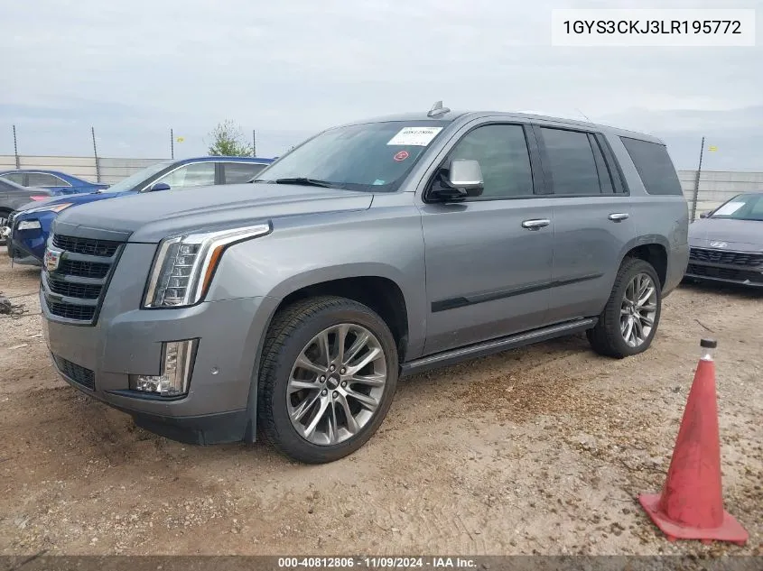 2020 Cadillac Escalade 2Wd Premium Luxury VIN: 1GYS3CKJ3LR195772 Lot: 40812806