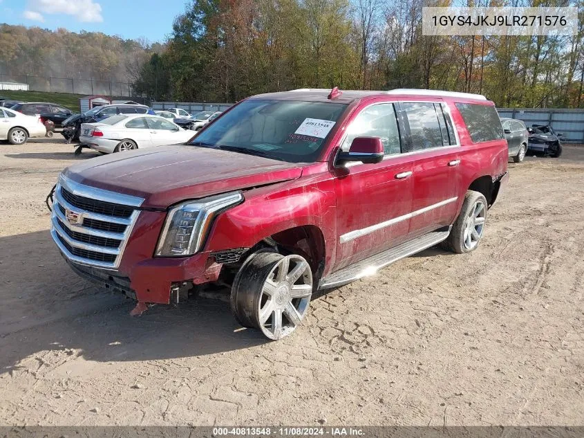 2020 Cadillac Escalade Esv 4Wd Premium Luxury VIN: 1GYS4JKJ9LR271576 Lot: 40813548