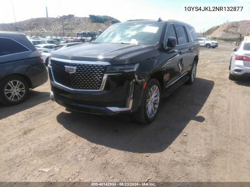 1GYS4JKL2NR132877 2022 Cadillac Escalade Esv 4Wd Luxury