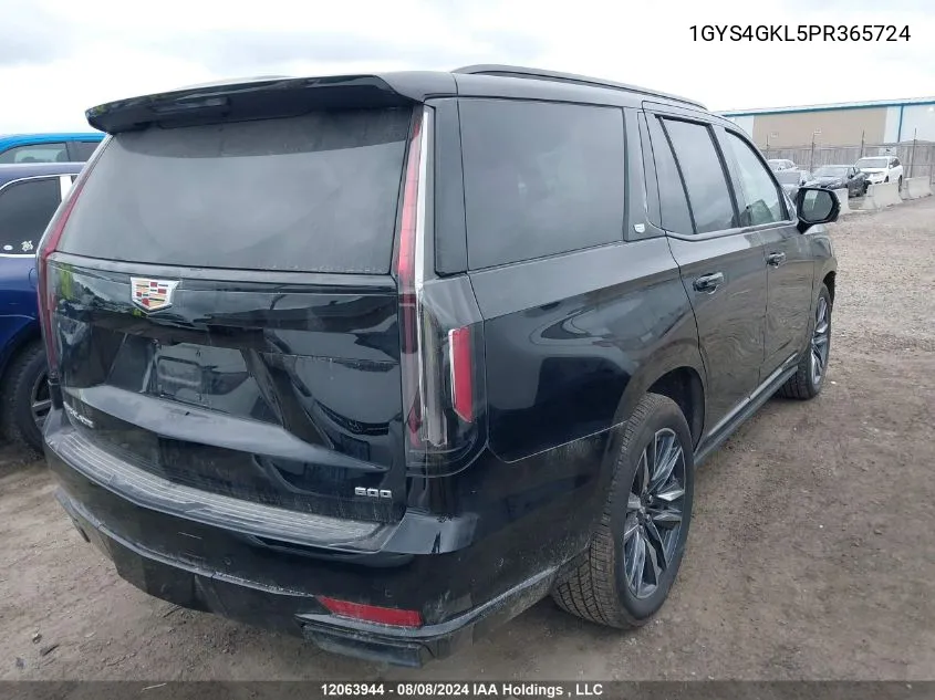 1GYS4GKL5PR365724 2023 Cadillac Escalade