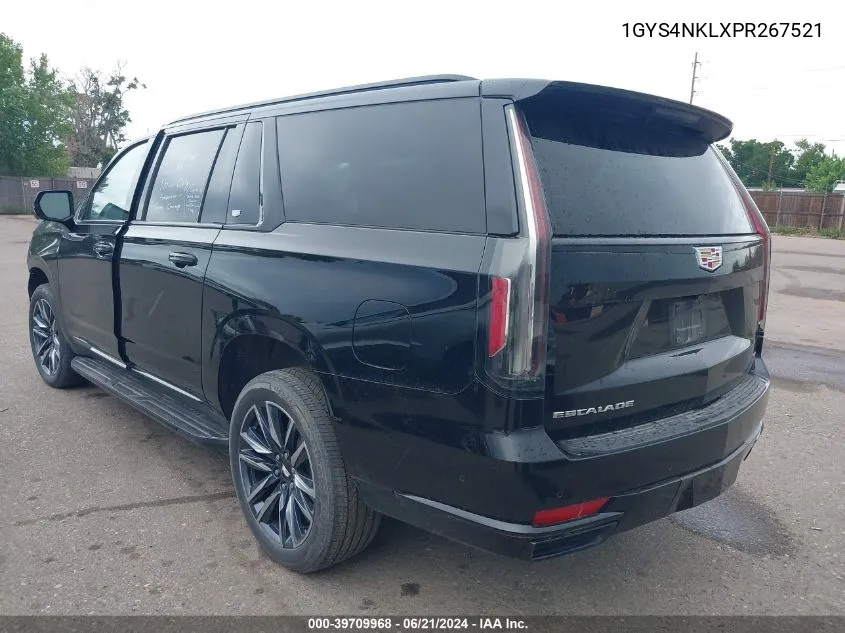 1GYS4NKLXPR267521 2023 Cadillac Escalade Esv 4Wd Sport