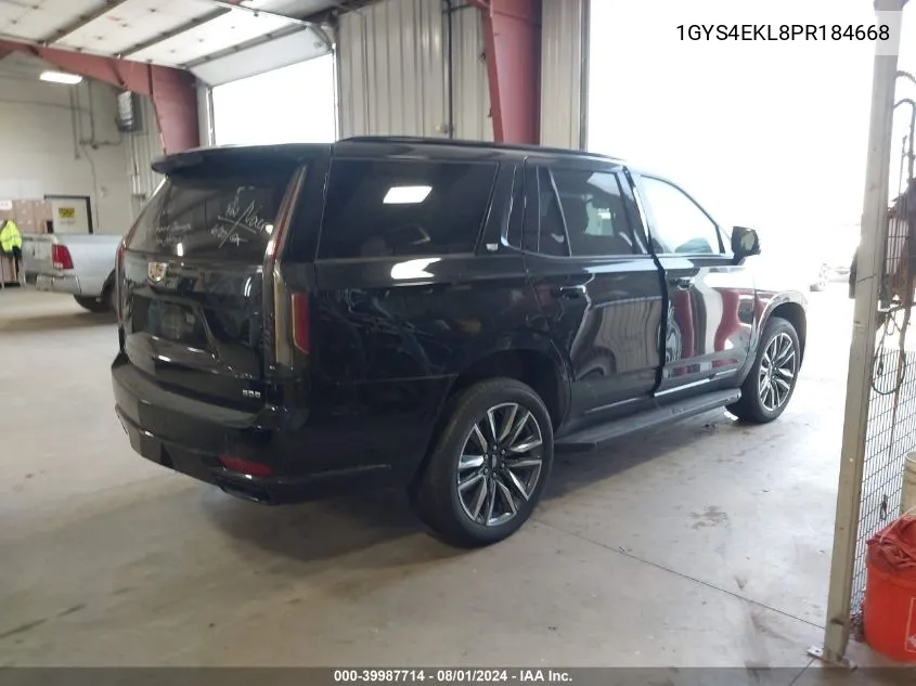 1GYS4EKL8PR184668 2023 Cadillac Escalade 4Wd Sport