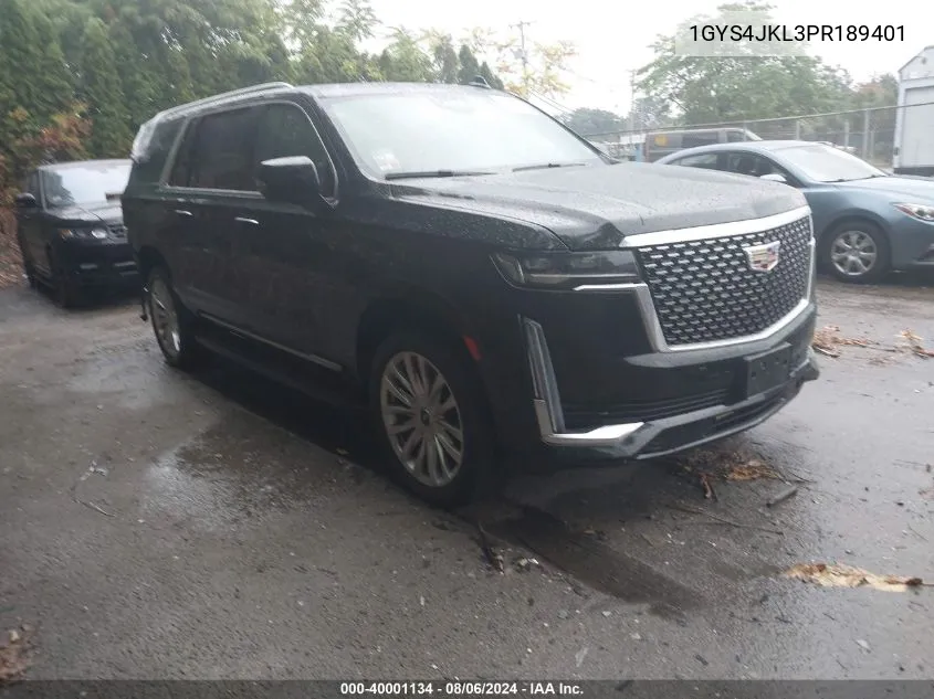 1GYS4JKL3PR189401 2023 Cadillac Escalade Esv 4Wd Luxury