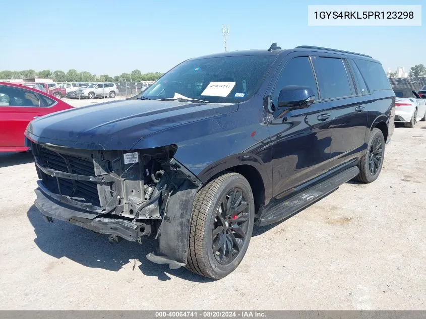 2023 Cadillac Escalade Esv 4Wd Sport Platinum VIN: 1GYS4RKL5PR123298 Lot: 40064741