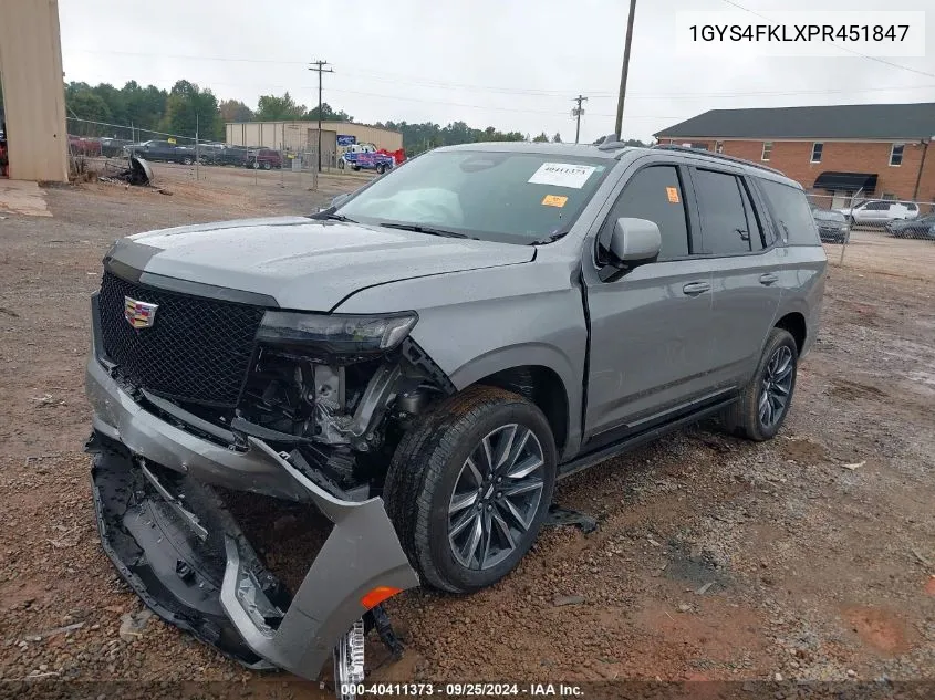 2023 Cadillac Escalade 4Wd Sport VIN: 1GYS4FKLXPR451847 Lot: 40411373