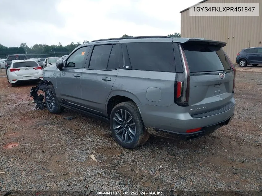 1GYS4FKLXPR451847 2023 Cadillac Escalade 4Wd Sport