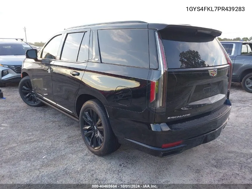 1GYS4FKL7PR439283 2023 Cadillac Escalade Sport