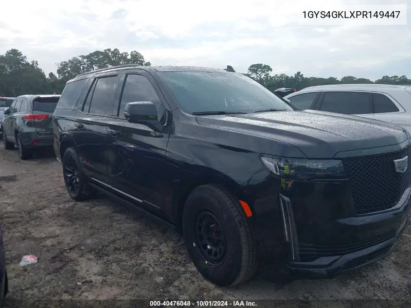 2023 Cadillac Escalade Sport Platinum VIN: 1GYS4GKLXPR149447 Lot: 40476048