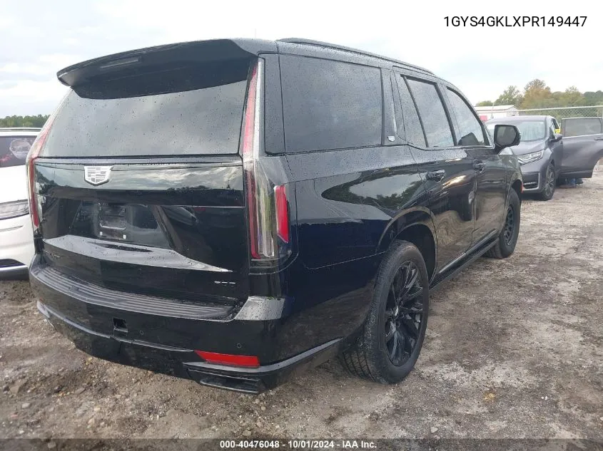 2023 Cadillac Escalade Sport Platinum VIN: 1GYS4GKLXPR149447 Lot: 40476048