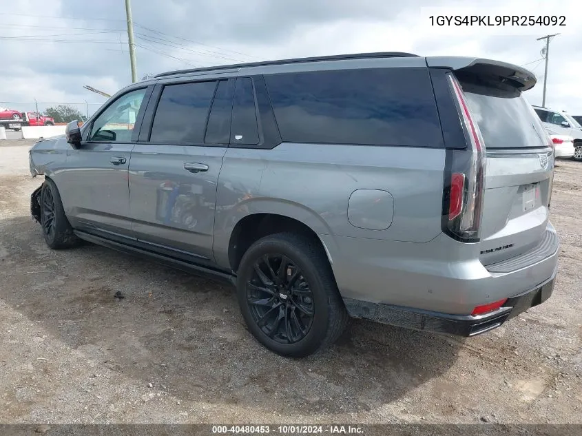 1GYS4PKL9PR254092 2023 Cadillac Escalade Esv 4Wd Sport