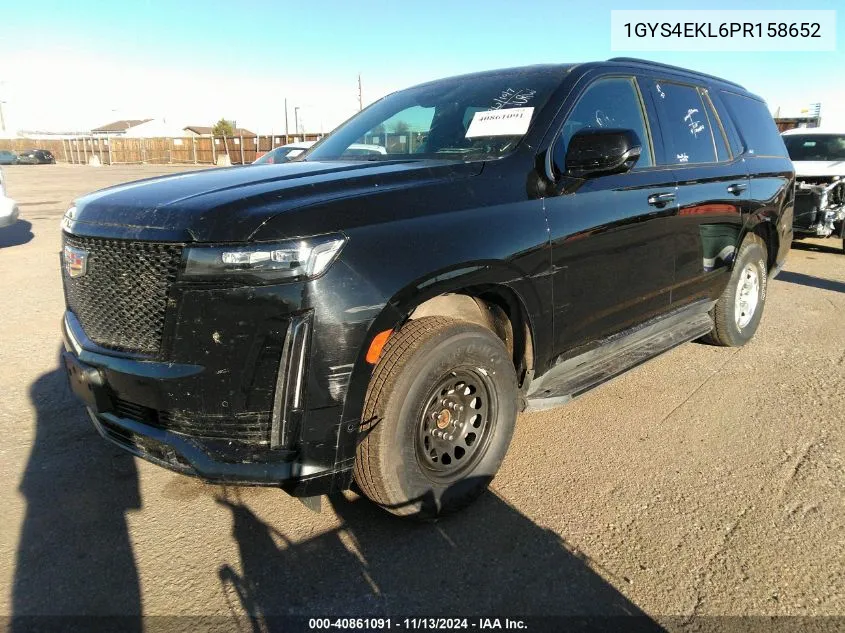 2023 Cadillac Escalade 4Wd Sport VIN: 1GYS4EKL6PR158652 Lot: 40861091