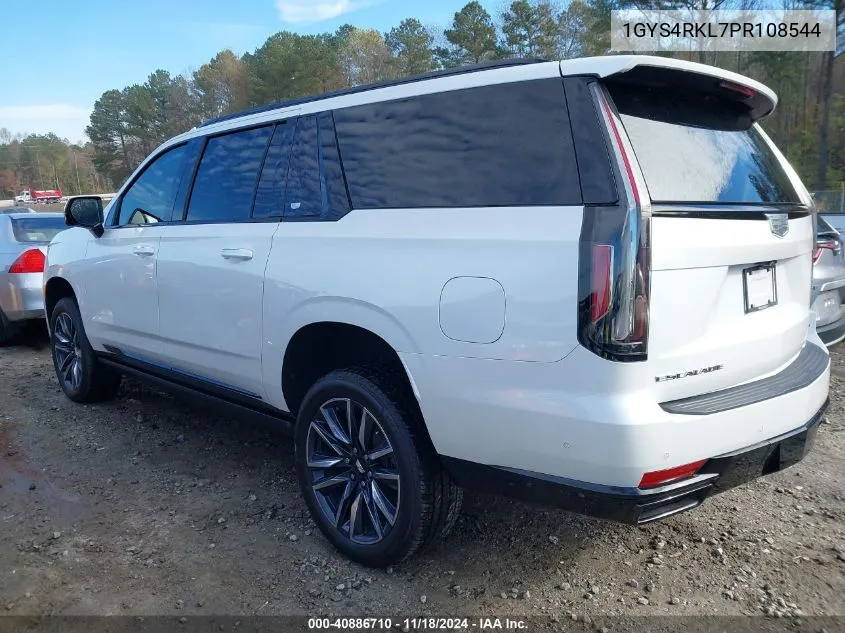 2023 Cadillac Escalade Esv Sport Platinum VIN: 1GYS4RKL7PR108544 Lot: 40886710