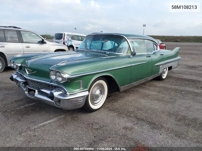 1958 Cadillac Fleetwood VIN: 58M108213 Lot: 40784564