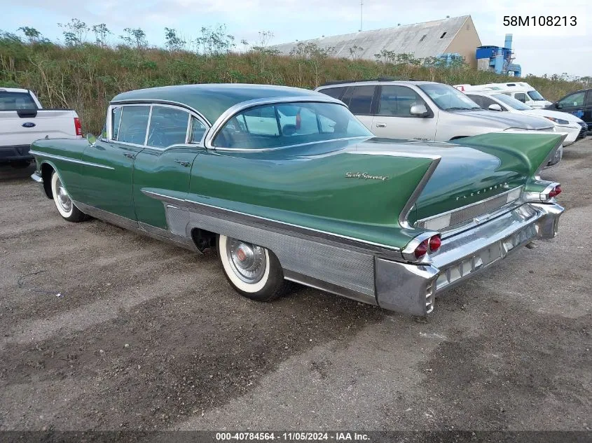 1958 Cadillac Fleetwood VIN: 58M108213 Lot: 40784564