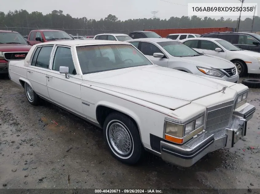 1G6AB698XD9250358 1983 Cadillac Fleetwood Brougham