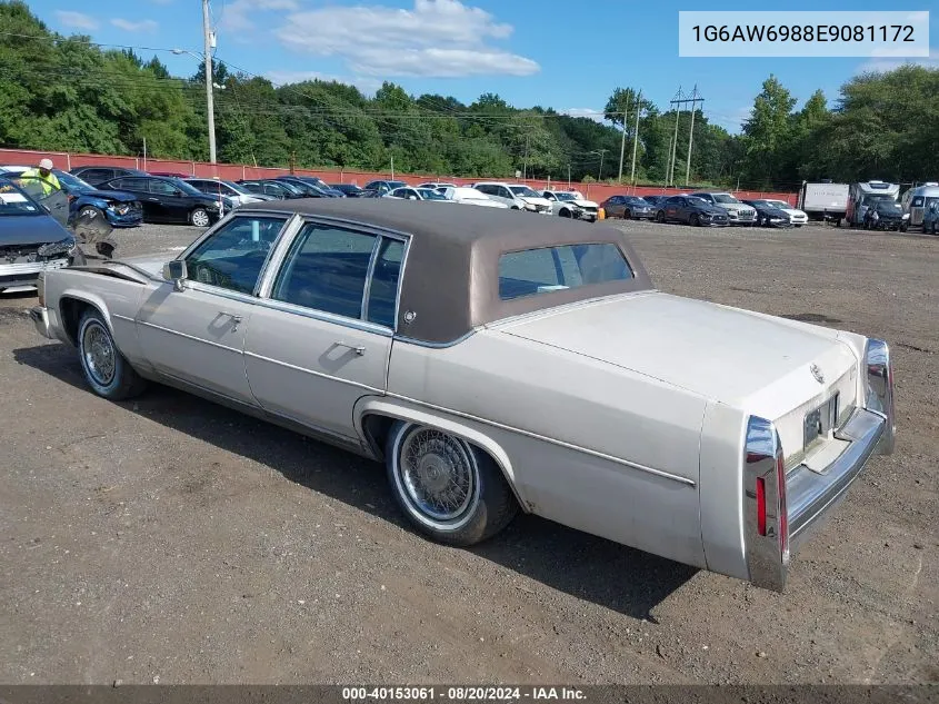 1984 Cadillac Fleetwood Brougham VIN: 1G6AW6988E9081172 Lot: 40153061